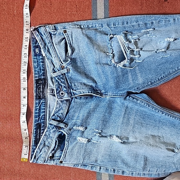 STUNNING LUCKY BRAND LOLITA SKINNY JEANS DISTRESSED embroidery pockets - Picture 4 of 12